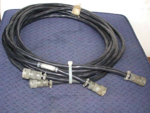 2x Fanuc Robot control cables 15 feet Robotic  used Free S&amp;H