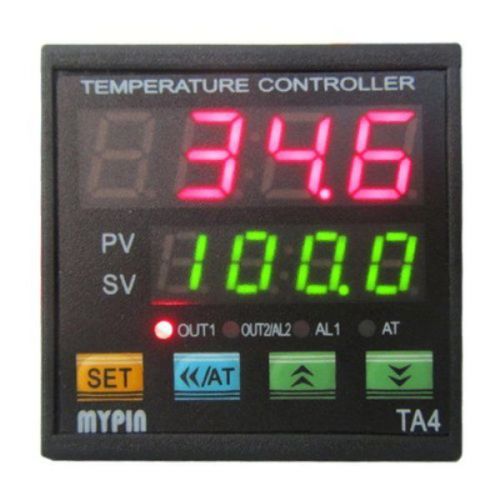 PID Temperature Control Controller SSR w Dual Digital Alarm AC 110-240V TA4-SRR