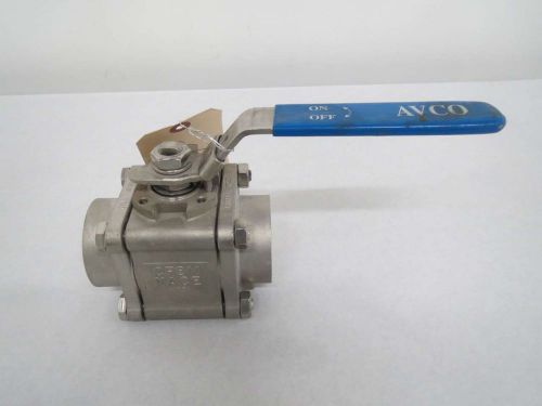 AVCO 66754 NACE 2000PSI-WOG STAINLESS 1-1/2 IN BALL VALVE B355621