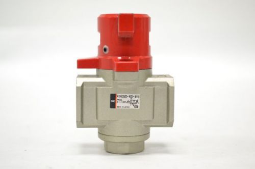 Smc nvhs3500-n03-x116 pneumatic lockout shut off 3way 3/8 in npt valve b245658 for sale