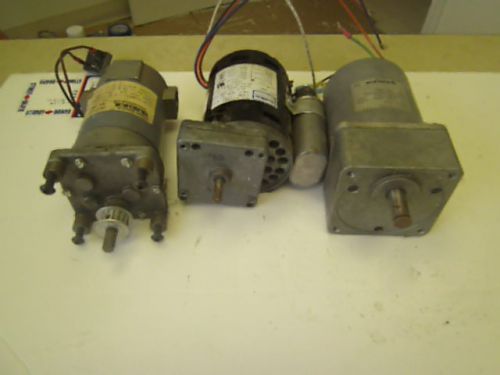 3 gear motors