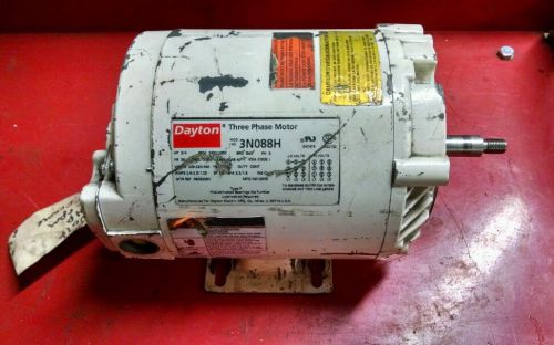 Dayton 3N088H AC Electric Motor 3/4hp 3450/2850rpm 208-220/440v 3phase