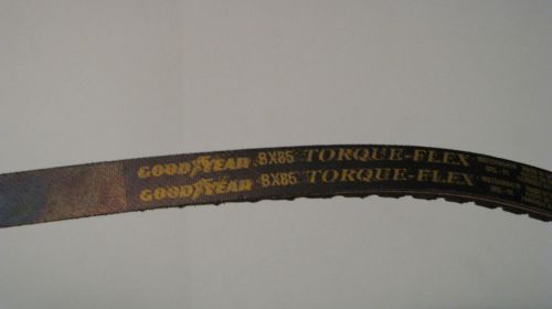 Bx85, goodyear torque-flex v-belt, cogged, 0.66&#034; wide, 0.41&#034; high, 85&#034; long for sale