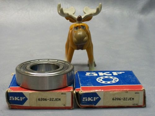 SKF Bearing 6206-2ZJEM 62062ZJEM Lot of 2