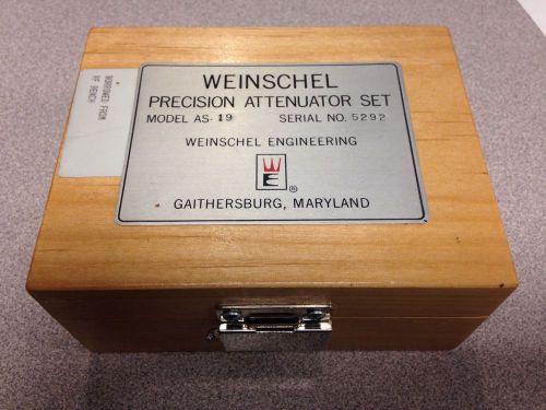 Weinschel Precision Attenuator Set (Model AS-19)