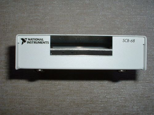 Ni scb-68 shielded i/o connector block for daq devices w/ 68-pin connectors for sale