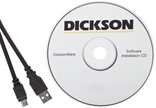 Dickson A016 DicksonWare Software for Dickson Data Loggers  CD  with 6 USB Cable