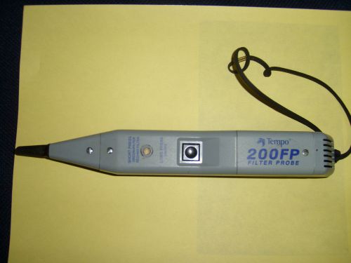 Used tempo 200fp filter probe  cable tester for sale