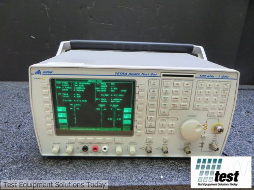Aeroflex ifr 2968 tetra radio test set w/options (see below) id# 25466 dr for sale
