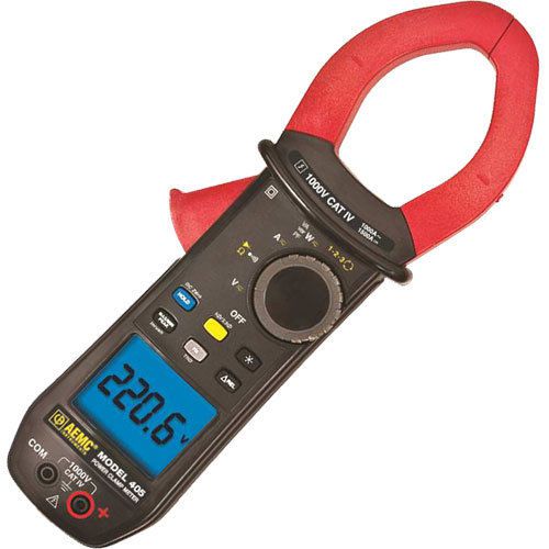 Aemc 405 1000v ac/dc, 1000a ac/1500a dc true rms power clamp-on meter for sale