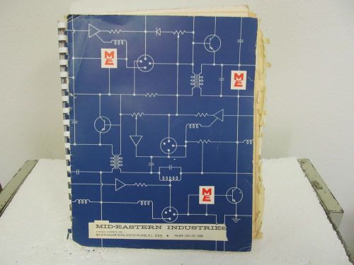 Mid-Eastern Elect. RA 140-7.5 Power Supply Instruction Manual w/schematics