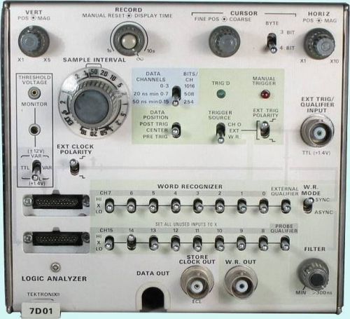 Tektronix 7D01 Logic Analyzer AS-IS