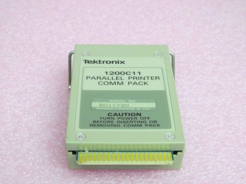 Tektronix 1200c11 parallel printer comm pack (for 1200 series logic analyzers) for sale