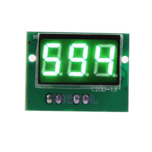 New green led digital ammeter amp current display panel gauge dc0-1a  ni5l for sale