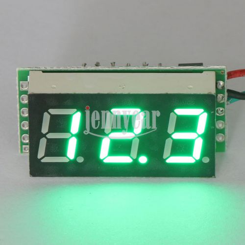 0.4&#034; LED Digital Voltmeter Panel DC 0-99.9V Green Electronic Volt Power Monitor