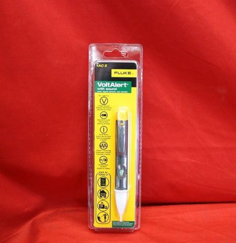 Fluke 1ACII VoltAlert Non-Contact Voltage Detector with Sound * NEW * SHIPS FREE