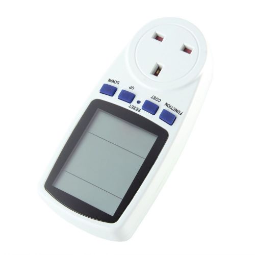 Uk plug energy meter watt volt voltage electricity monitor analyzer power fo for sale