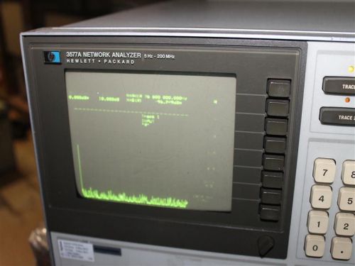 Hewlett Packard 3577A Network Analyzer 5 Hz - 200 MHz