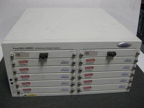 Spirent smartbits smb-6000c qty2 lan-3201a 12 slot performance analysis system for sale