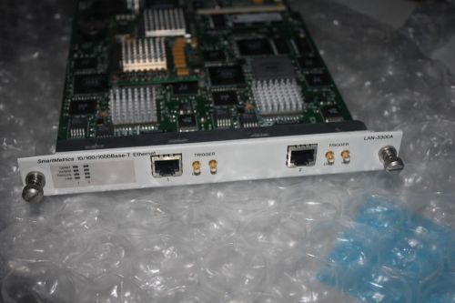 Spirent Smartmetrics Smartbits LAN-3300A 2 port 10/100/1000Base-T Ethernet card