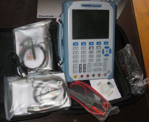 Handheld 100MHz 1GS/s 2Channels Oscilloscope Scopemeter Multimeter 2in1 DSO1102B