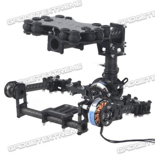 FPV Brushless Camera Gimbal Compatible for Mini SLR Sony 5N 2 Axis Carbon Fiber