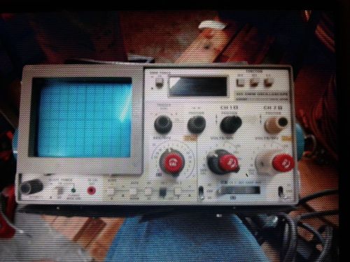 Sony Tektronix 305 Dmm Oscilloscope  With Instruction Manual &amp; Cover