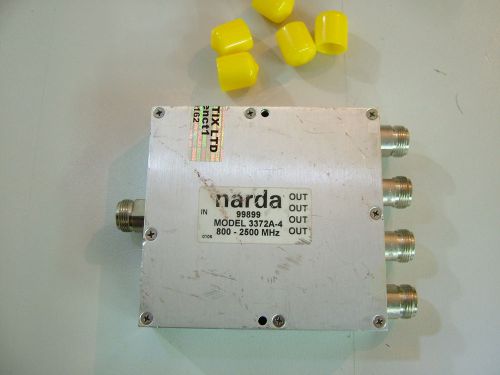 NARDA POWER DIVIDER N TYPE 30W 0.8 - 2.5GHz WAY   3372A-4