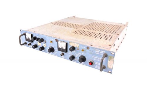 Electro international plt-1 analog display 2u-rackmount power line test set for sale