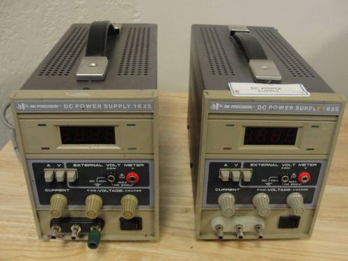 Lot of 2 bk precision dc power supply model 1635 for sale
