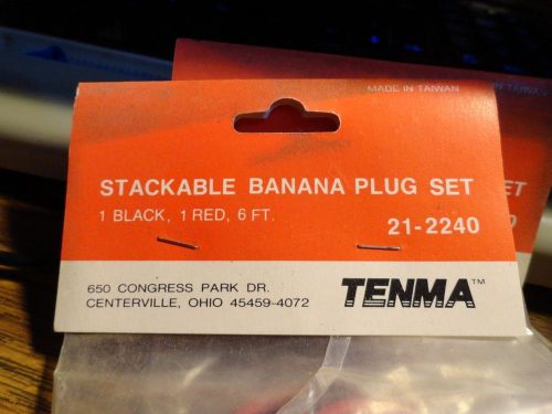 Tenma stackable Bananna plug set