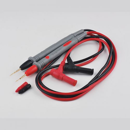2 Set SMD PCB Fine Sharp Point Test Probe Cable Banana Plug for Multimeter 110cm
