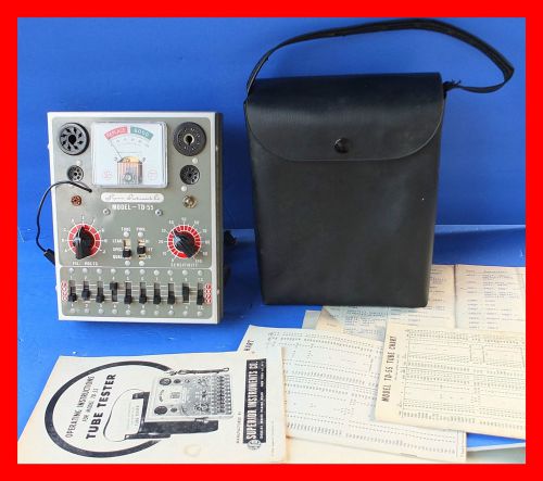 Superior Instruments TD-55 TUBE TESTER TD-55-- 1930-1970&#039;s