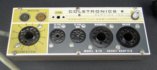 Coletronics B16 Precision Triplett Heathkit socket adapter expander 7 sockets