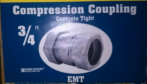 3/4   compression coupling -concrete tight  emt (25 pieces) for sale