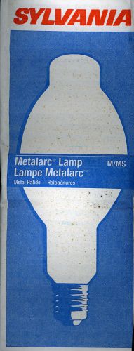 400 Watt Sylvania Metal Halide Metalarc Lamp New in Package MX400/U M59