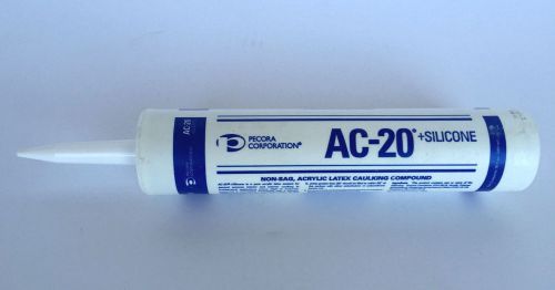 (22 Tubes) Pecora AC-20 Non-Sag, Acrylic Latex Caulking Compound