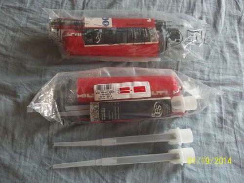2 x brand new hilti hit hy 200  16.9 fl. oz./31.4 oz. + 2 x mixing pipe for free for sale