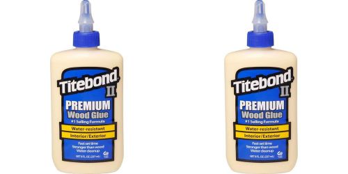 (2) Titebond II 5003 Premium Wood Glue Water Resistant Interior Exterior 8oz