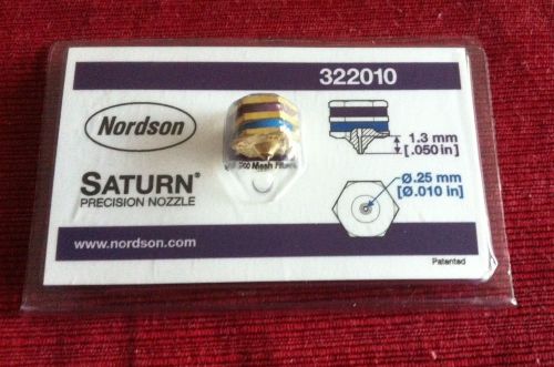 2 Nordson 322010 Saturn Precision Nozzles 0.25 mm new