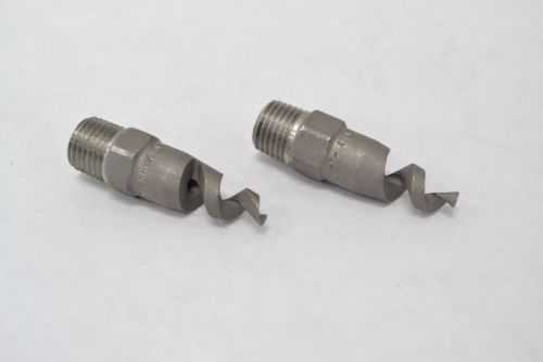 Lot 2 new spraying systems hhsj-ss9013 1/4in npt spiral spray nozzle b257350 for sale