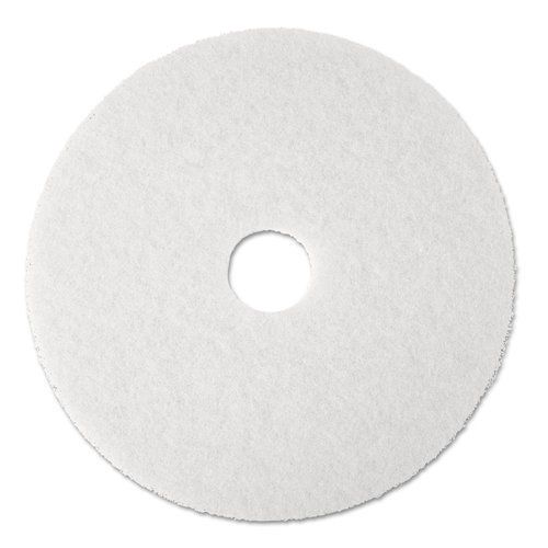 3m mmm08484 super polish floor pad 4100 20&#034; white 5 count for sale