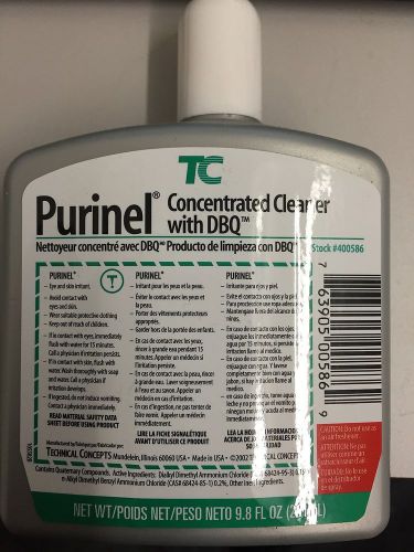 Purinel concentrated cleaner with dbq (400586) 9.8 fl oz for sale