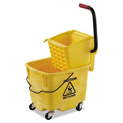 Pro-pac side-squeeze wringer/bucket combo, 8.75gal, yellow 2635comboyel for sale