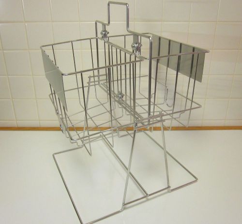New ecolab / kay 92211052 stainless steel wire 2 rack / holder / baskets stand for sale