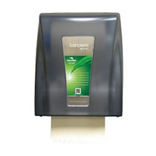 Cascades(R) Tandem(R) 40% Recycled Touchless Roll Towel Dispenser  Gray