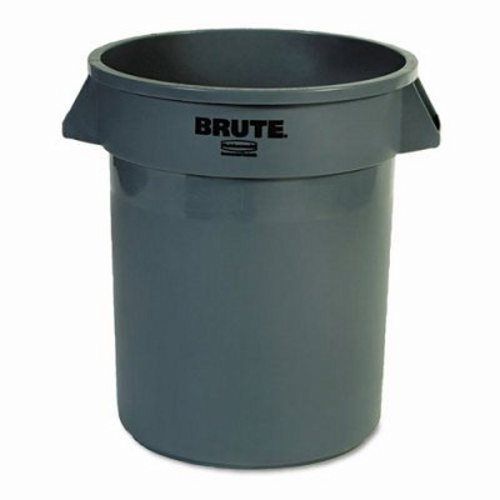 Rubbermaid Brute Refuse Container, Plastic, 20 gallon, Gray (RCP262000GRA)