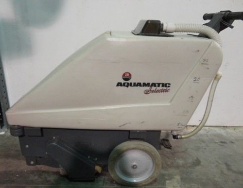 Advance Aquamatic Selectric Self Propelled Walk Behind Extractor A98 263501 Used
