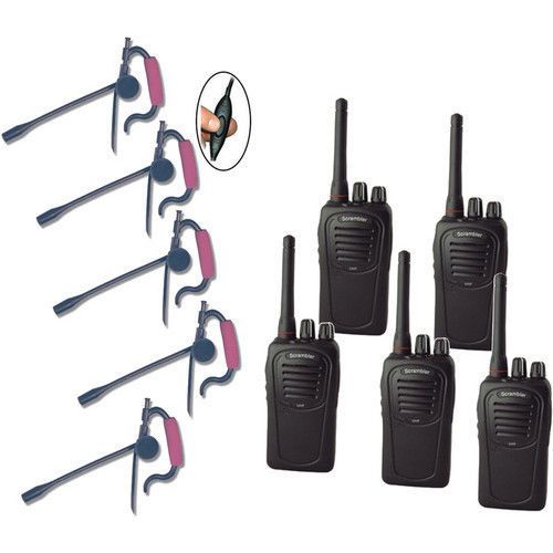 Sc-1000 radio  eartec 5-user two-way radio system edge inline ptt edsc5000il for sale