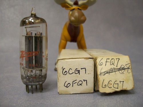 6CG7 / 6FQ7  Vacuum Tubes  Lot of 2  RCA / Zenith